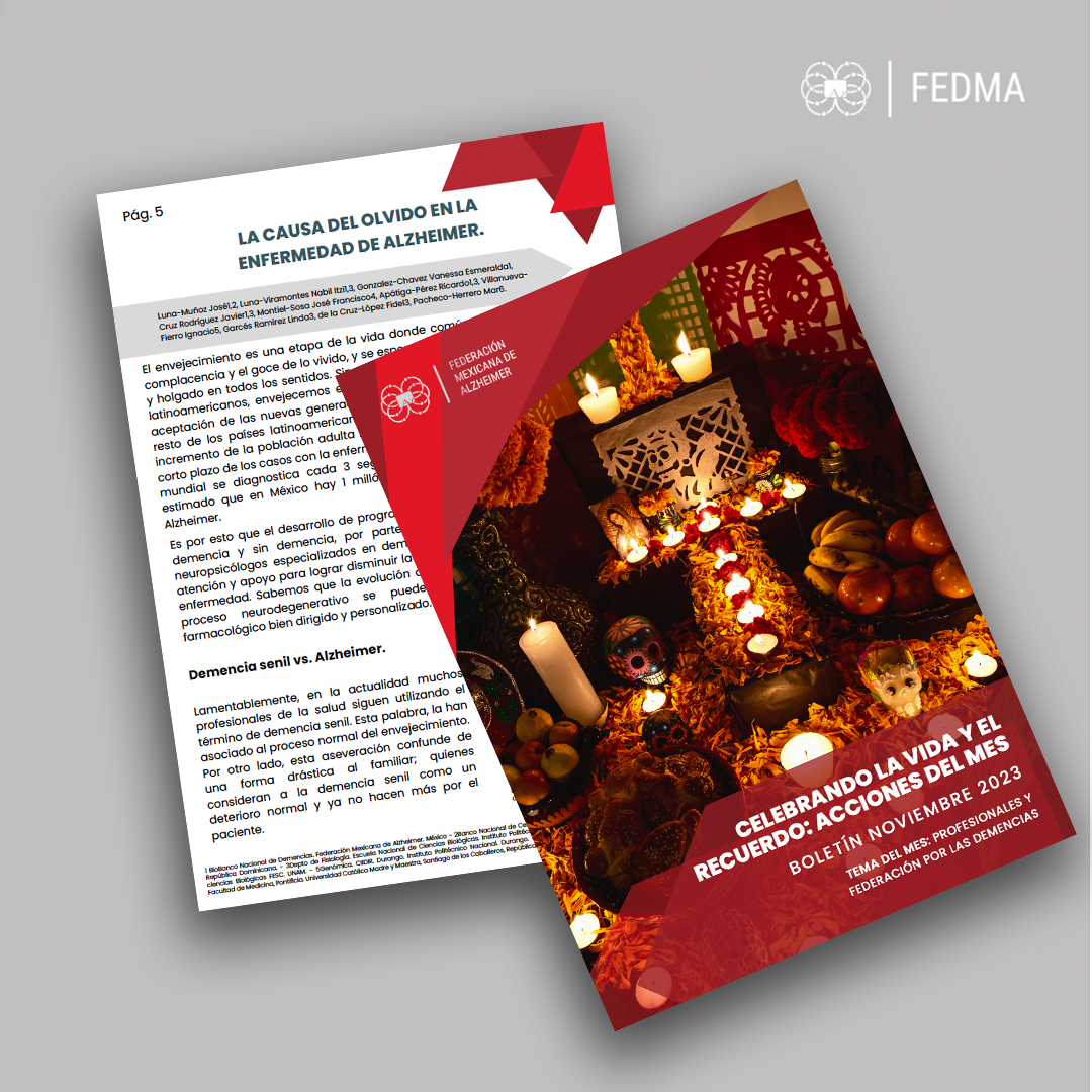 Federación Mexicana de Alzheimer - CELEBRANDO LA VIDA Y EL RECUERDO:ACCIONES DEL MES