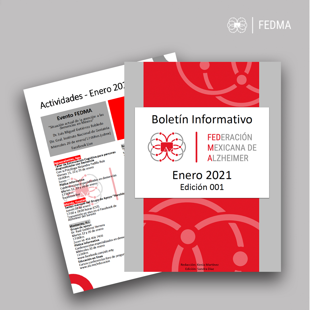 Federación Mexicana de Alzheimer - BOLETÍN INFORMATIVO